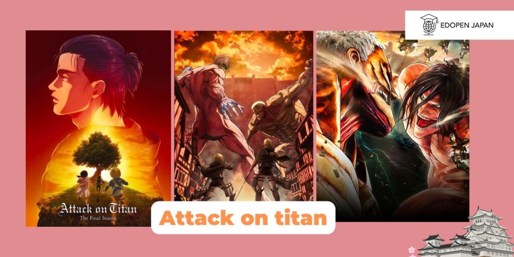 attack on titan - top anime hay nhất 2023