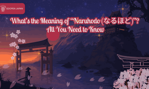 What’s the Meaning of “Naruhodo (なるほど)”? All You Need to Know - EDOPEN Japan