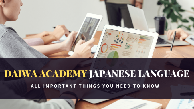 Daiwa Academy Japanese Language