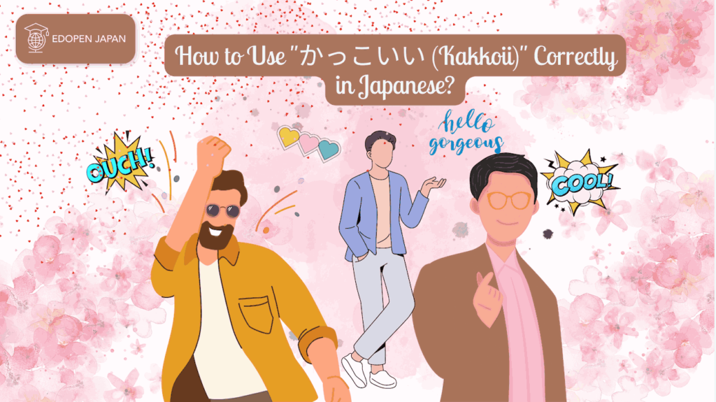 How to Use “かっこいい (Kakkoii)” Correctly in Japanese? - EDOPEN Japan