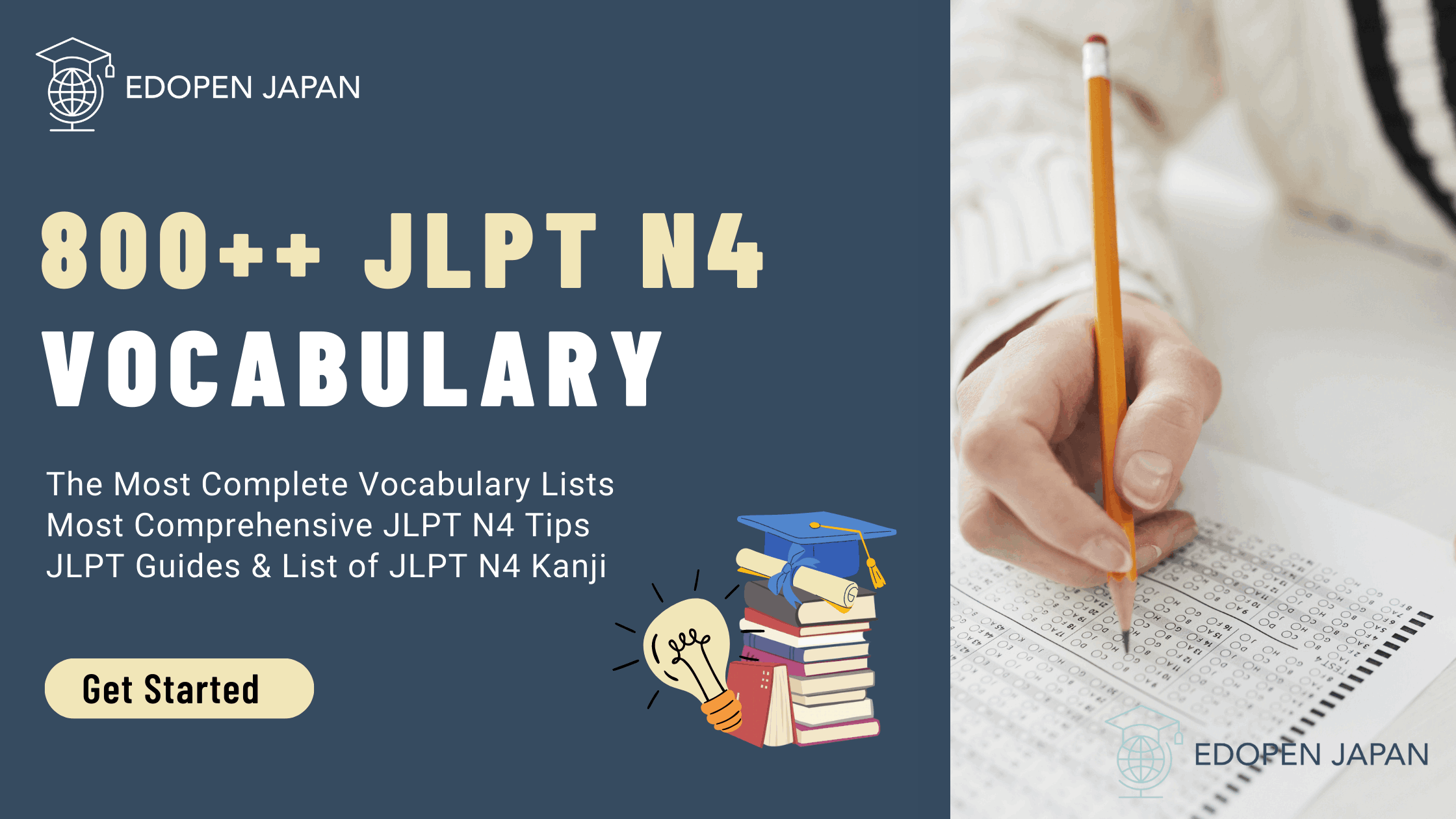 The Most Complete List of JLPT N4 Vocabulary - EDOPEN JAPAN