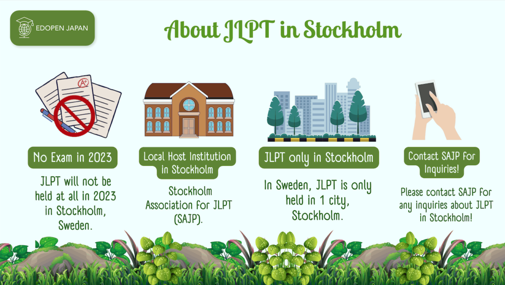 About JLPT in Stockholm - EDOPEN Japan