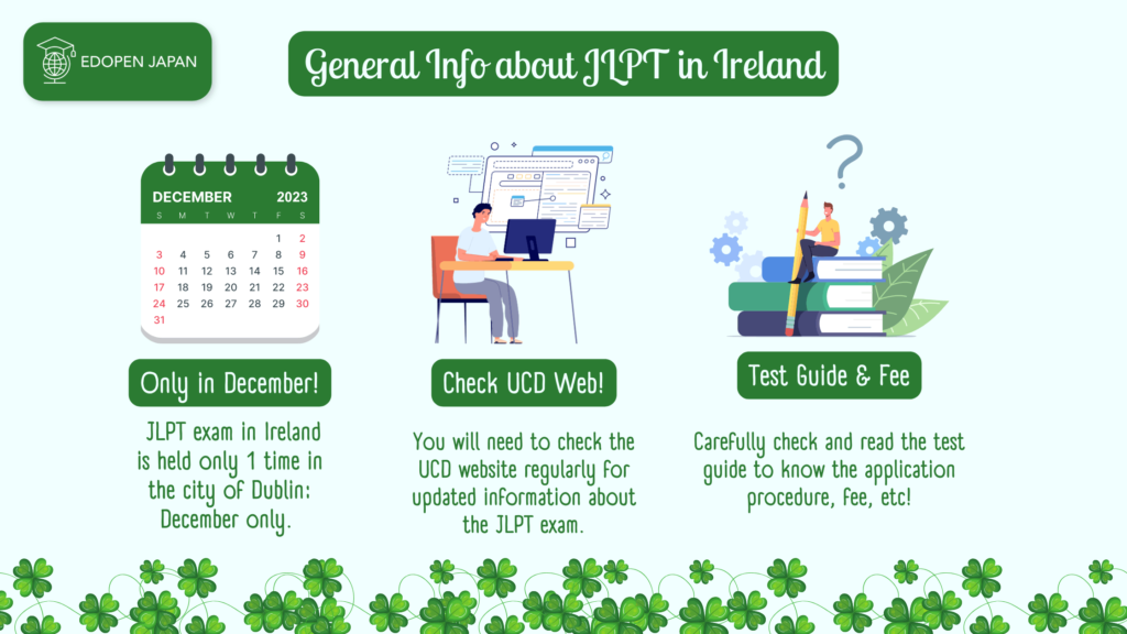 General Info about JLPT in Ireland - EDOPEN Japan