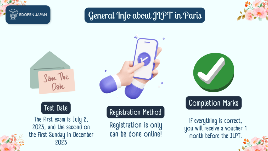 General Info about JLPT in Paris - EDOPEN Japan