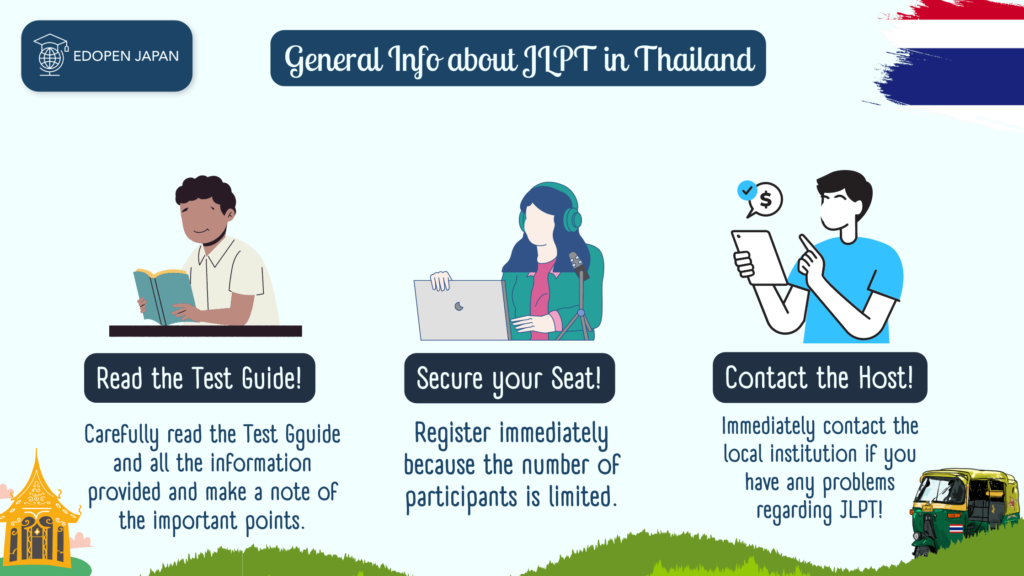 General Info about JLPT in Thailand - EDOPEN Japan