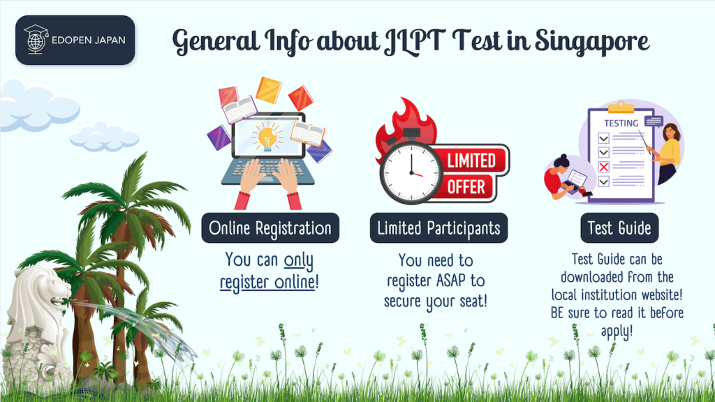 General Info about JLPT Test in Singapore - EDOPEN Japan