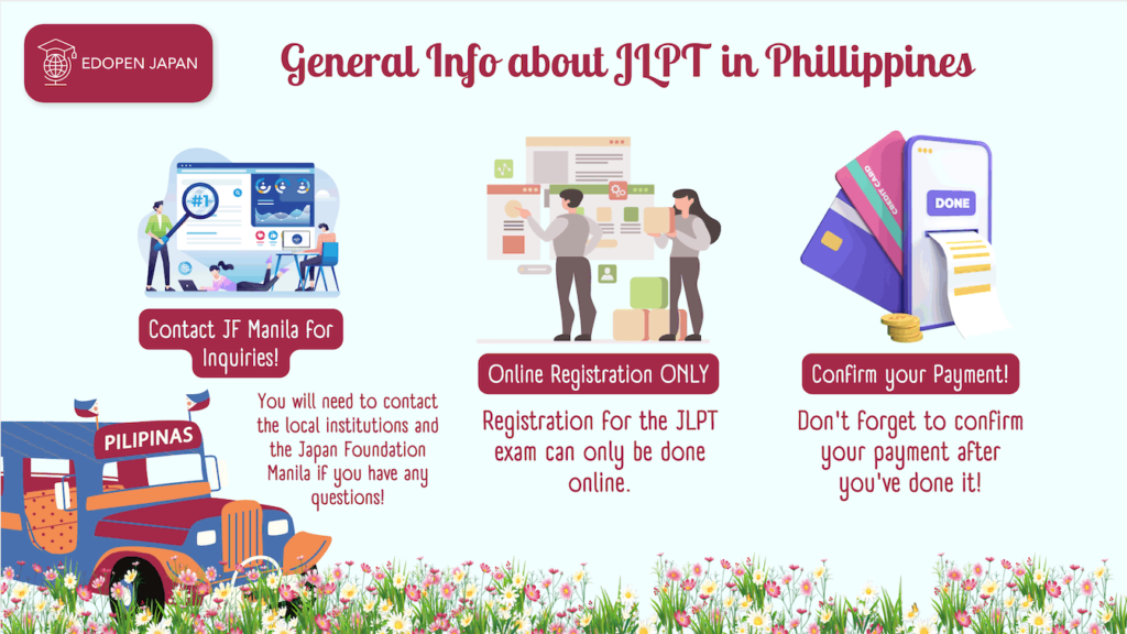 General Info about JLPT in Phillippines - EDOPEN Japan