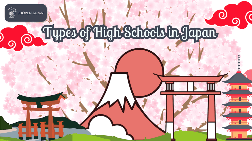 Types of High Schools in Japan - EDOPEN Japan
