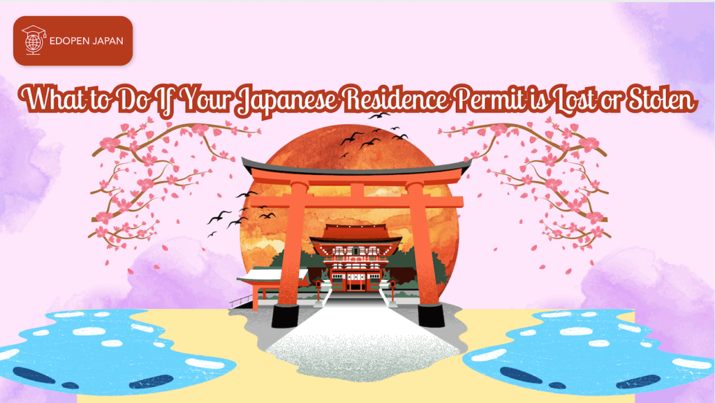 What to Do If Your Japanese Residence Permit is Lost or Stolen - EDOPEN Japan