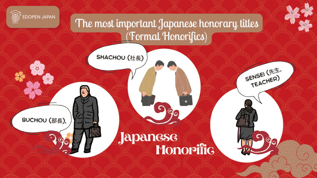 The most important Japanese honorary titles (Formal Honorifics) - EDOPEN Japan