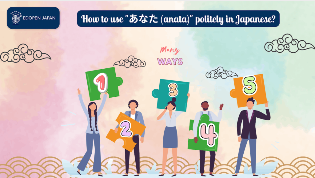 How to use "あなた (anata)" politely in Japanese? - EDOPEN Japan