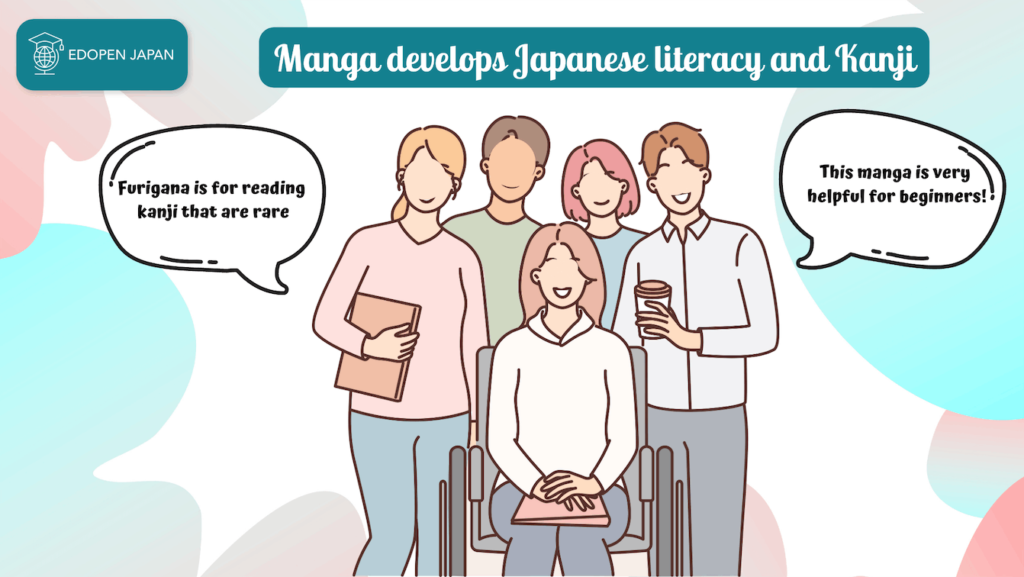 Manga develops Japanese literacy and Kanji - EDOPEN Japan