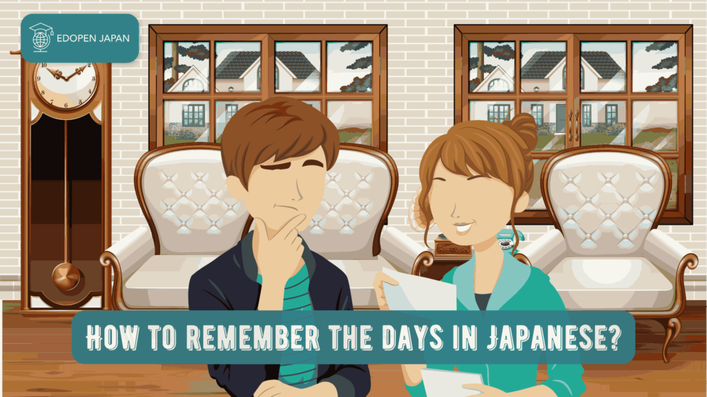 How to remember the days in Japanese? - EDOPEN Japan