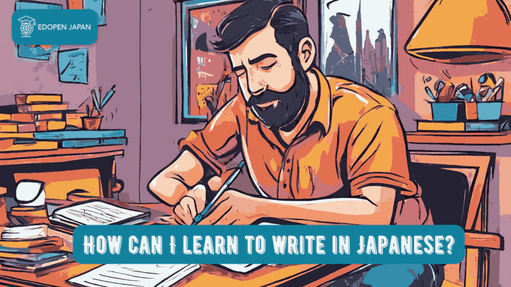How can I learn to write in Japanese? - EDOPEN Japan
