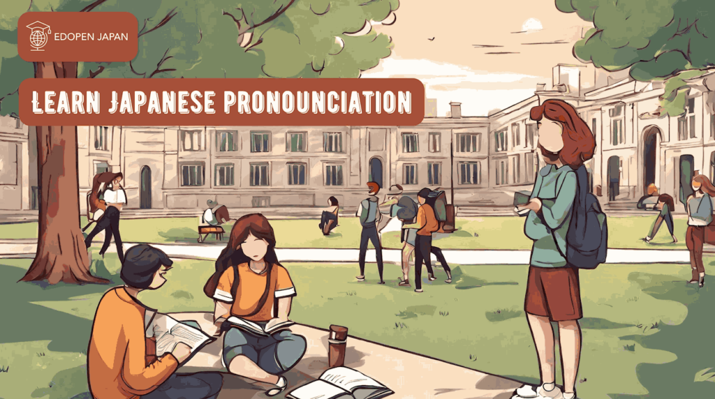 Learn Japanese pronunciation - EDOPEN Japan
