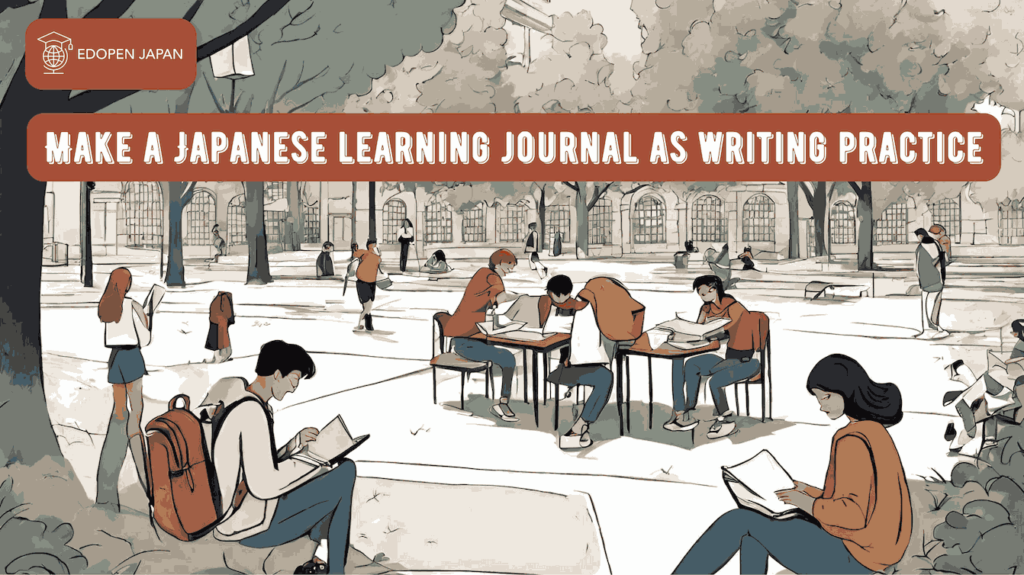 Make Japanese learning journal as writing practice - EDOPEN Japan