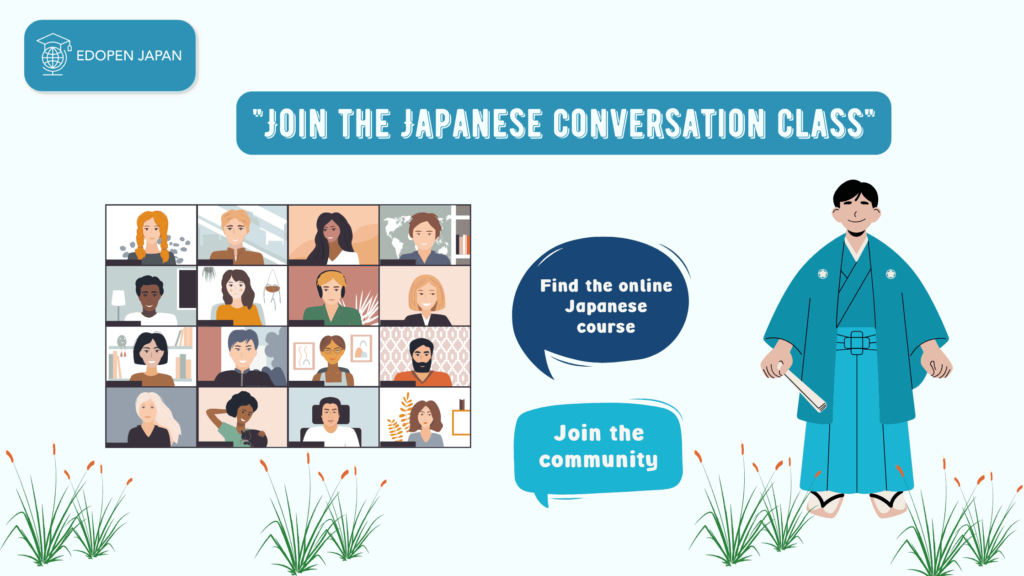 Join Japanese conversation class - EDOPEN Japan