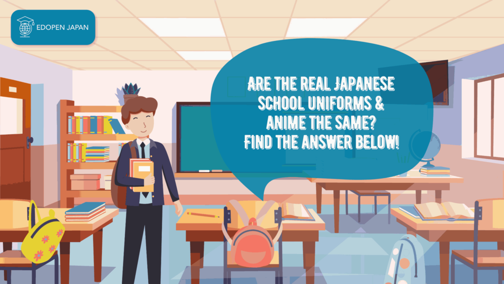 The Real Japanese School Uniforms Vs Anime - EDOPEN Japan