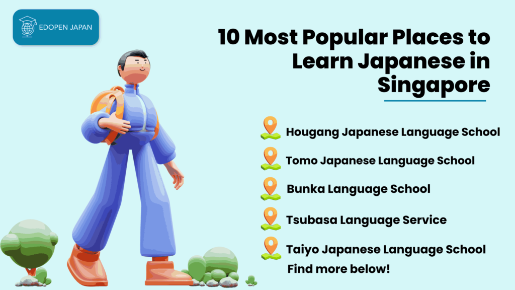 10 Most Popular Places to Learn Japanese in Singapore - EDOPEN Japan