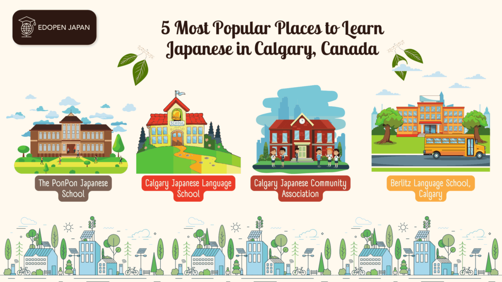 5 Most Popular Places to Learn Japanese in Calgary, Canada - EDOPEN Japan